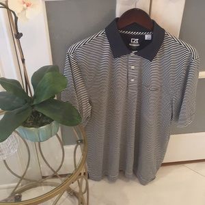 Cutter&Buck Golf Shirt, L, DryTec